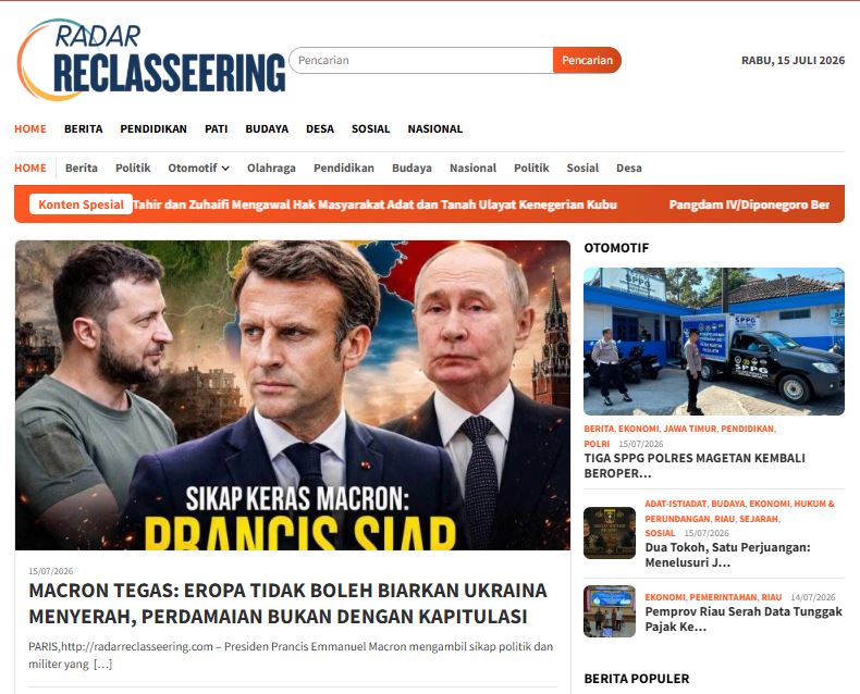 Radar Reclasseering